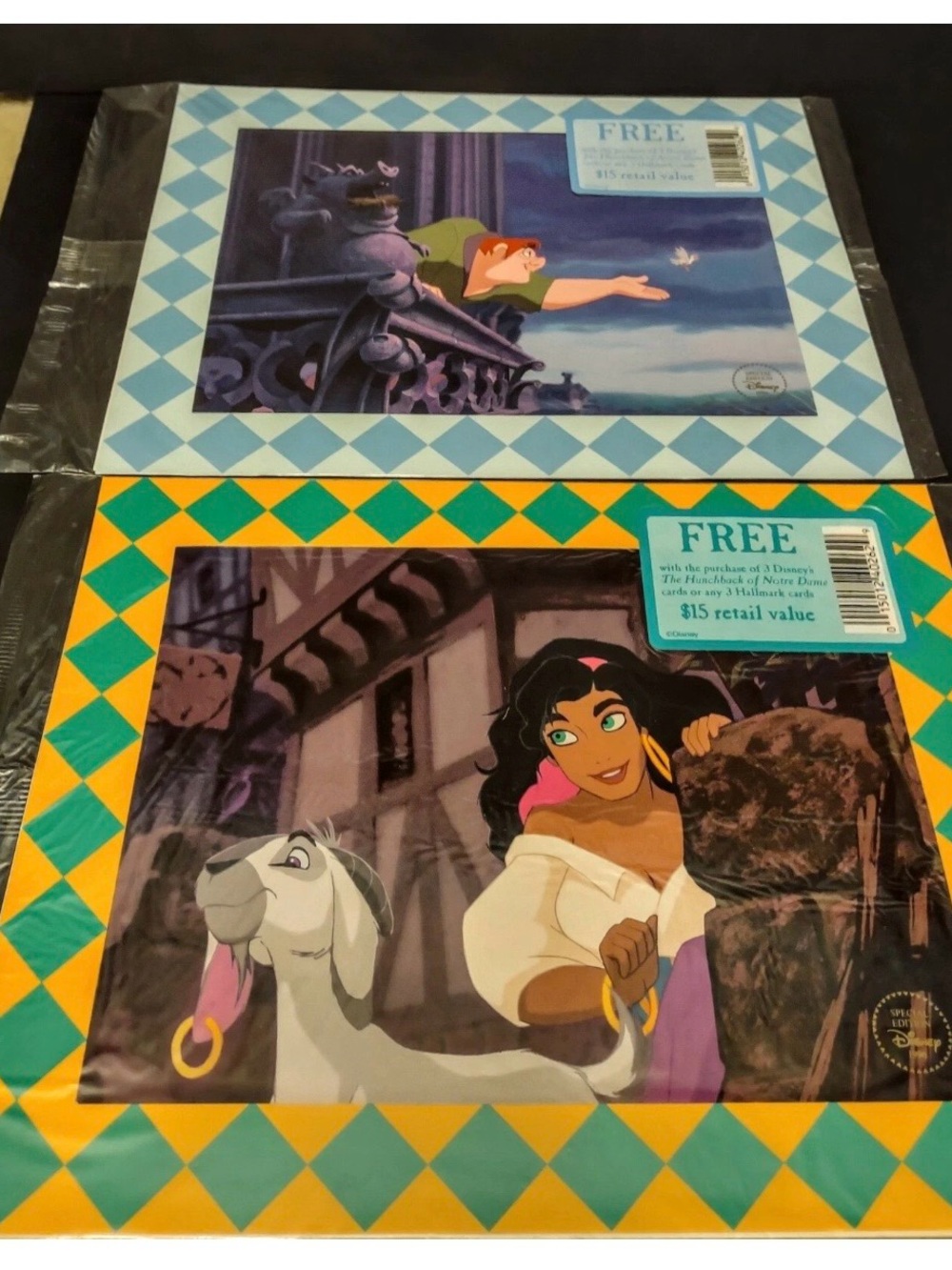 Disney Hunchback of Notre Dame Lithographs from Hallmark